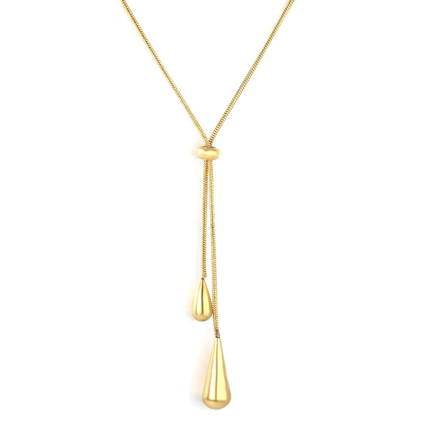 Collana con gocce asimmetriche