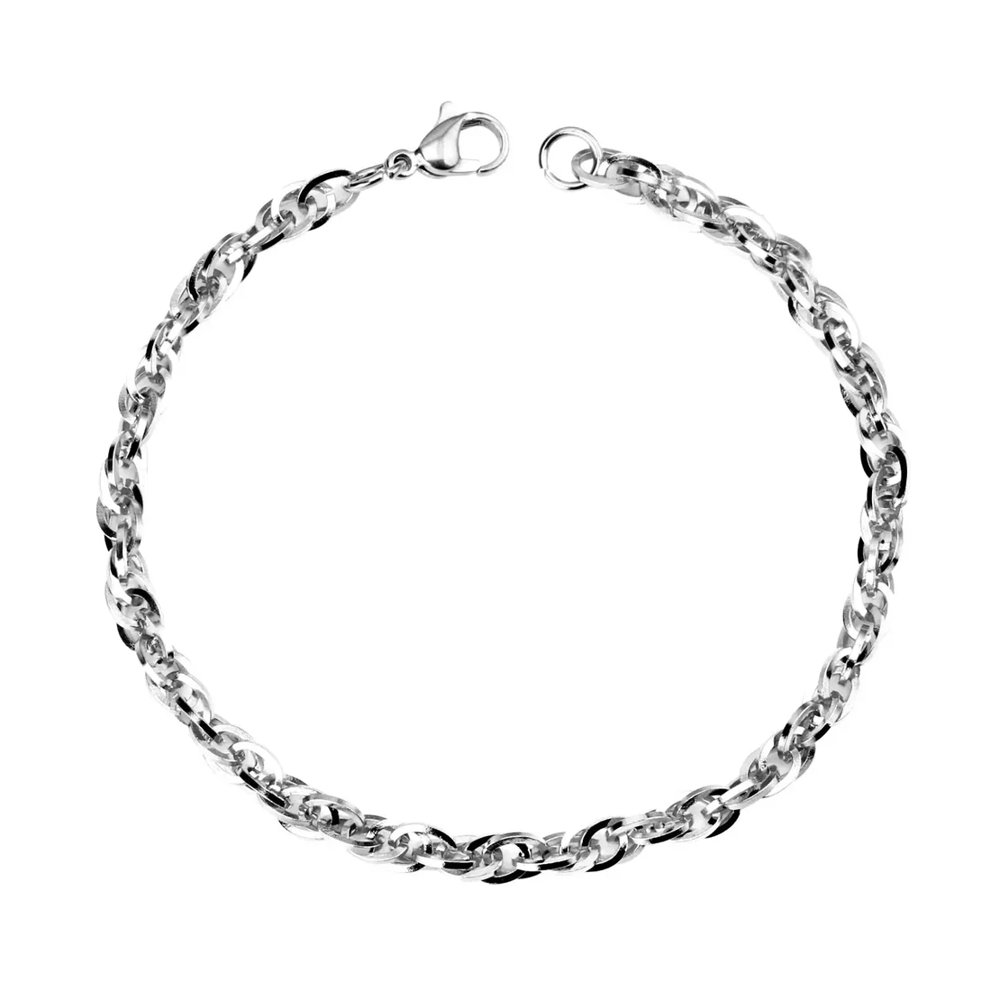 Bracciale catena a corda ritorta