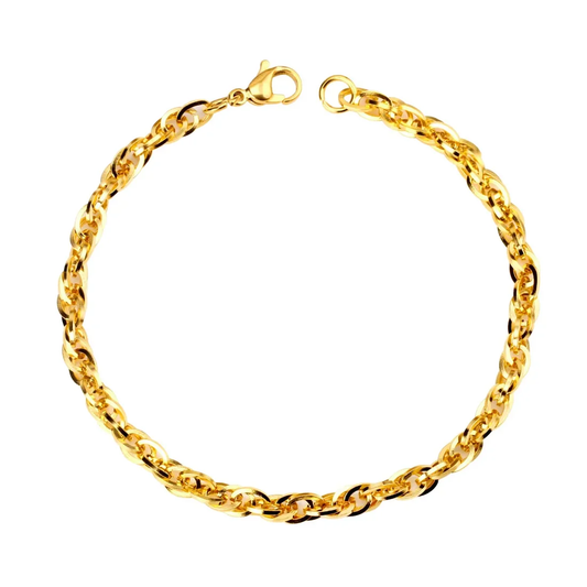 Bracciale catena a corda ritorta