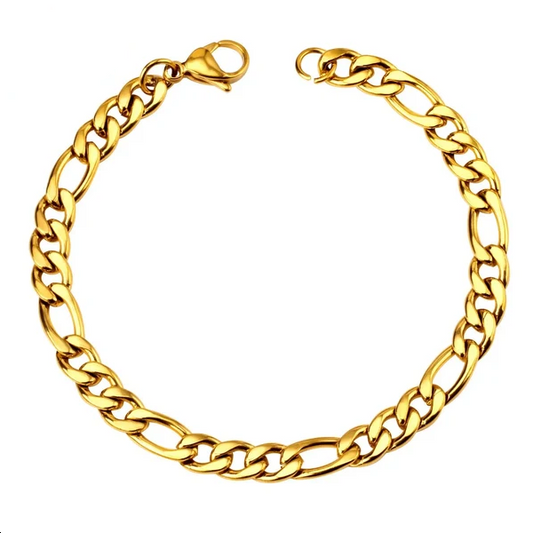 Bracciale catena grumette dorato