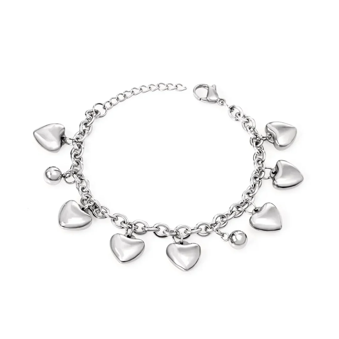 Bracciale con cuori