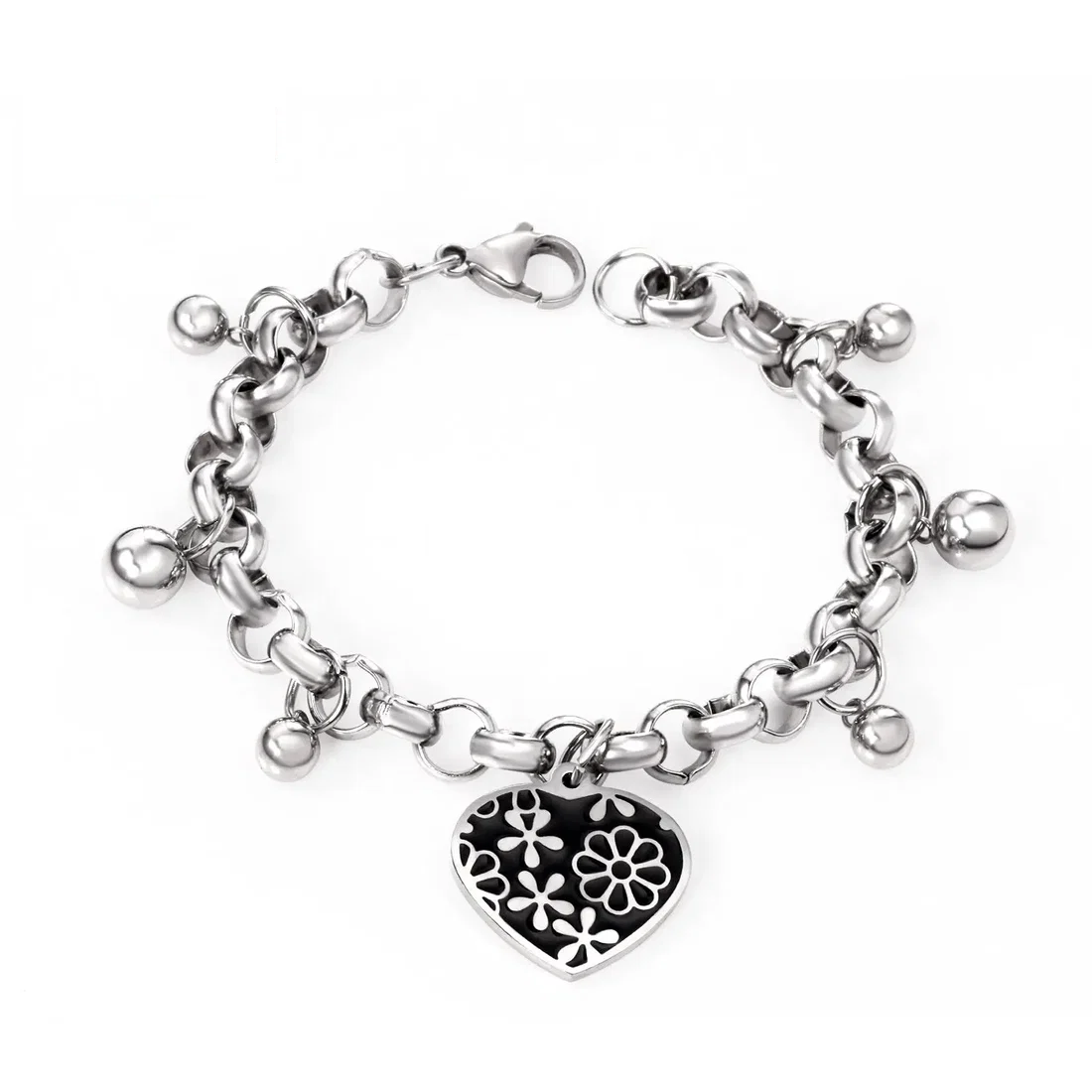 Bracciale rigido con cuore